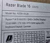 Zestaw RazerBlade16