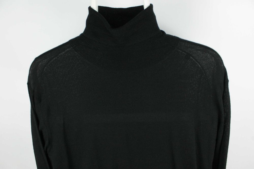 Ультралегкий вовняний светр гольф Massimo Dutti Оригінал Розмір ХХЛ