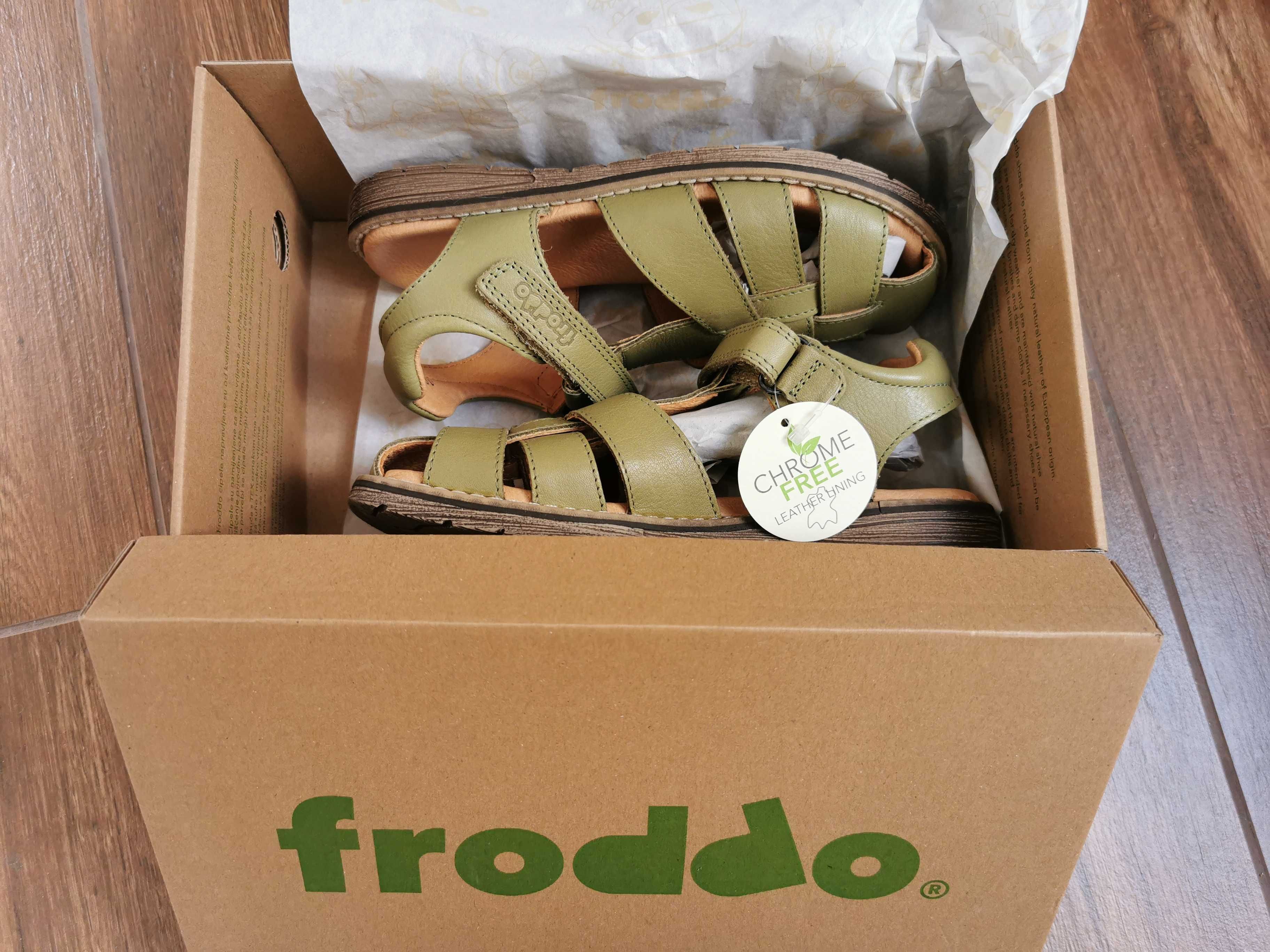 Sandały Sandałki skórzane Froddo Daros unisex 34 NOWE