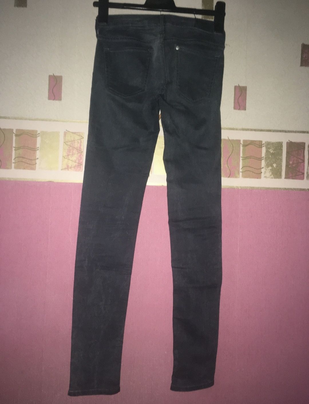 Dżinsy jeansy spodnie dżinsowe H&M szare obcisłe skinny rurki Xs Nowe
