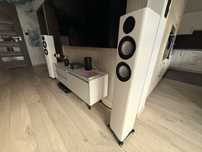 Kolumny podłogowe Elac Carina FS247.4 Białe Super stan / Unico / WiiM