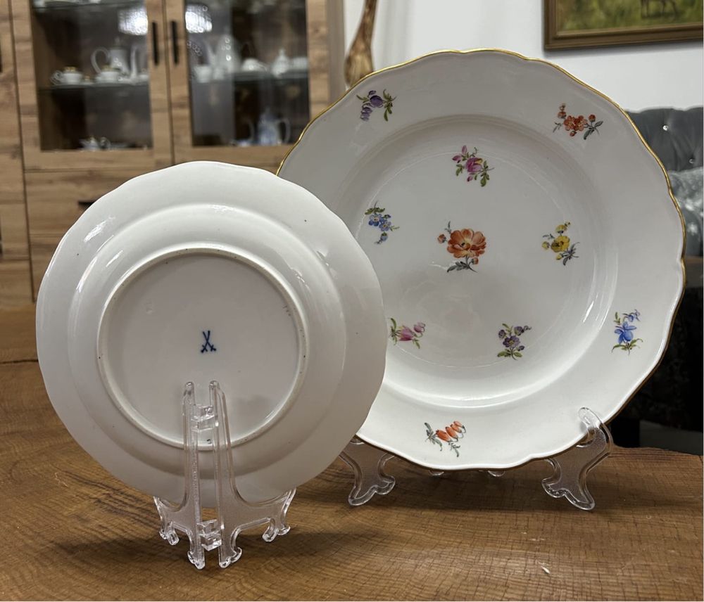 Miśnia Meissen XIXw. Porcelana bardzo rzadkie okazy