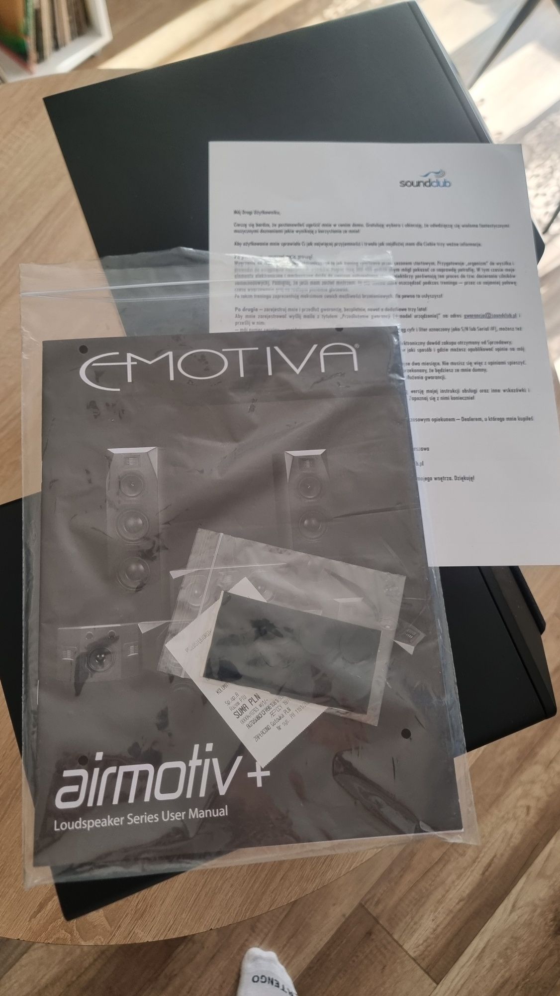 Emotiva Airmotiv B2+ kolumny, monitory, jak nowe, Gwarancja.