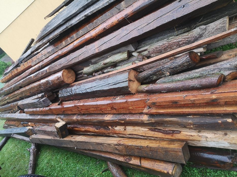 Deski, belki z rozbiórki