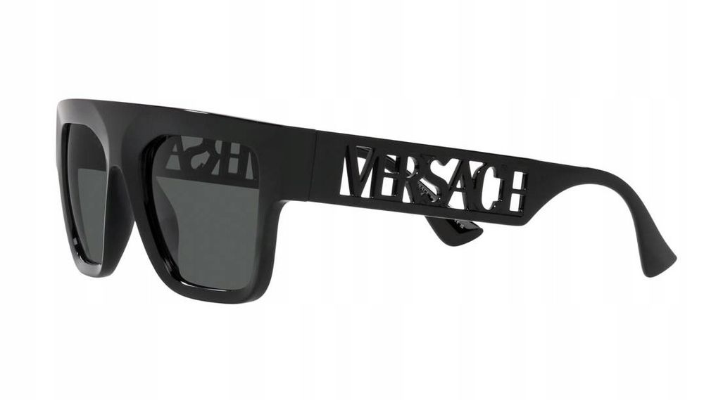 versace okulary przeciwsłoneczne rock icons ve 4430u męskie czarne