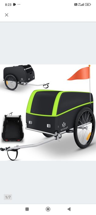 Przyczepka rowerowa bagażowa