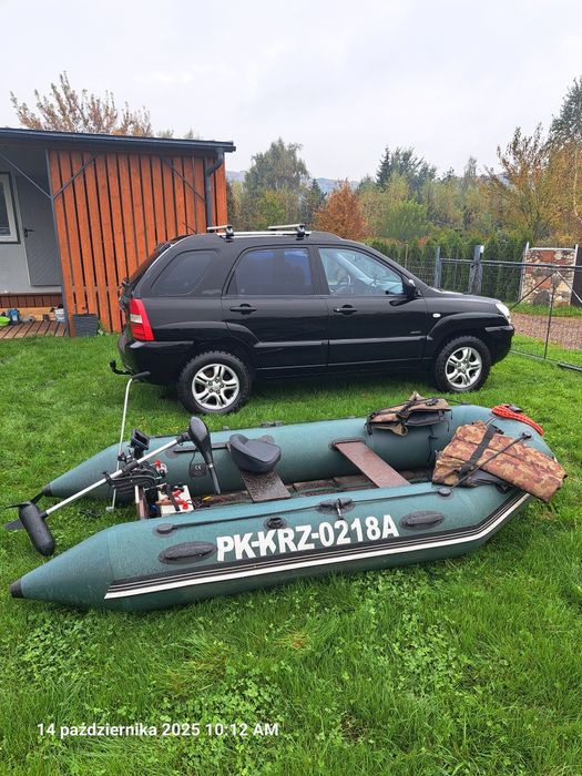 Wynajmę zestaw wędkarski auto 4x4, ponton silnik, echosonda