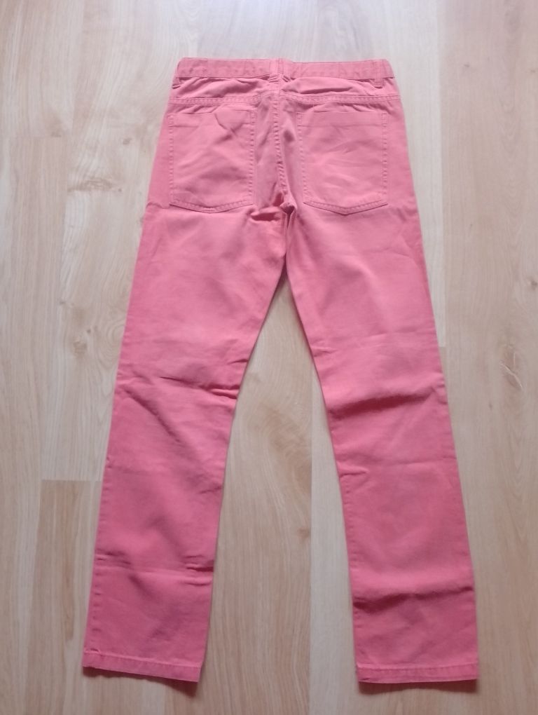 Spodnie na lato łososiowe dla dziewczynki In Extenso r. 143-155 cm