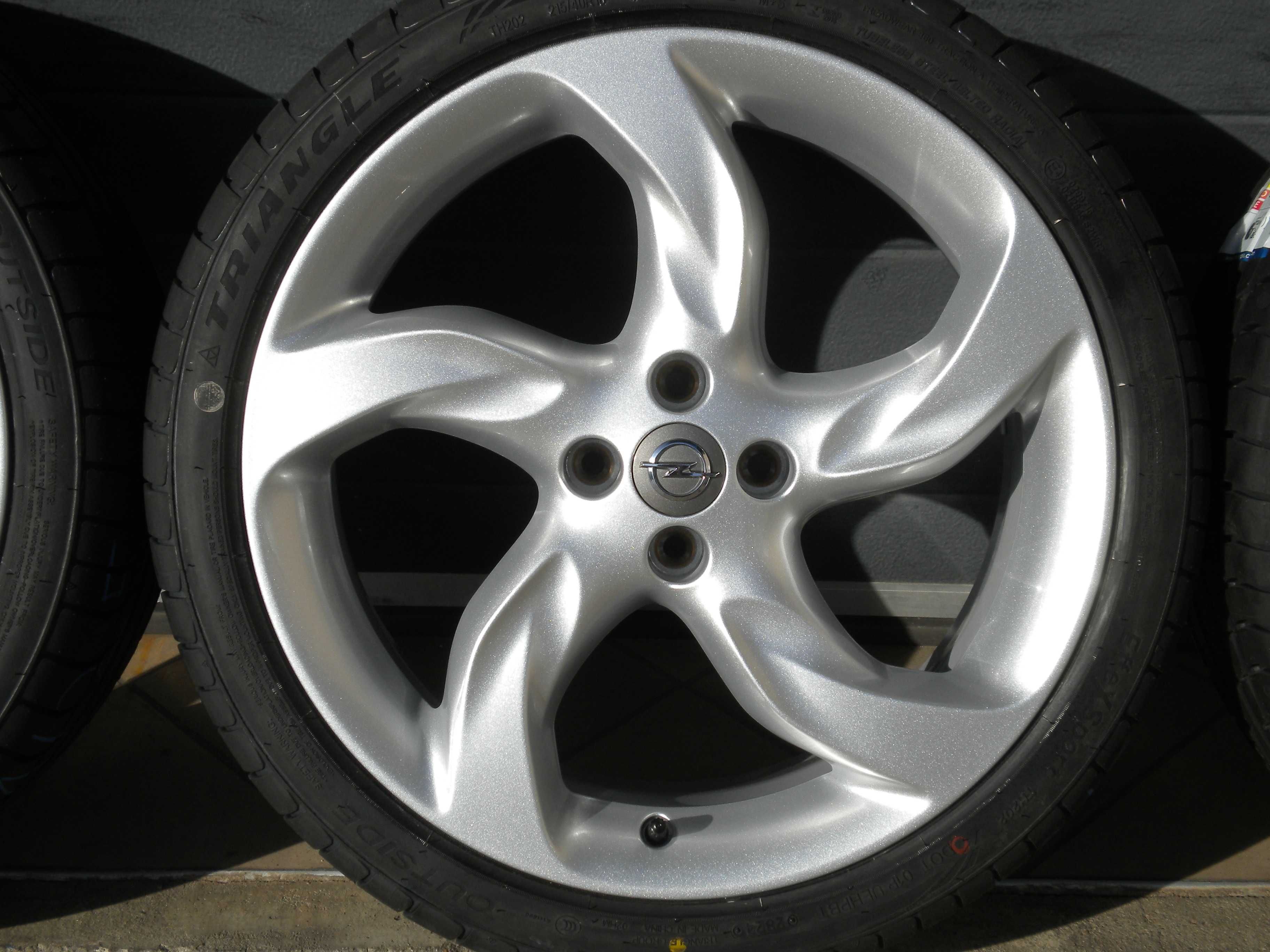 Nowe koła letnie aluminiowe 18 4x100 Opel Corsa D E czujniki ciś TPMS