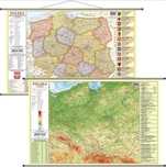 Mapa ścienna - fizyczno-admini. 1:1/800, 000 Polska praca zbiorowa Rok