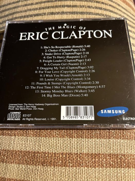 140 cds  Eric Clapton  `"The Magic of Eric Clapton"