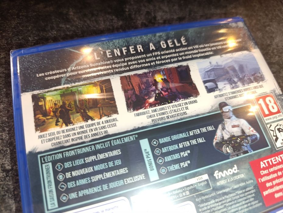 After The Fall PS4 VR gogle nowa zafoliowana po angielsku