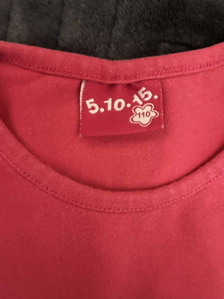 Malinowa/różowa bluzka na długi rękaw 110