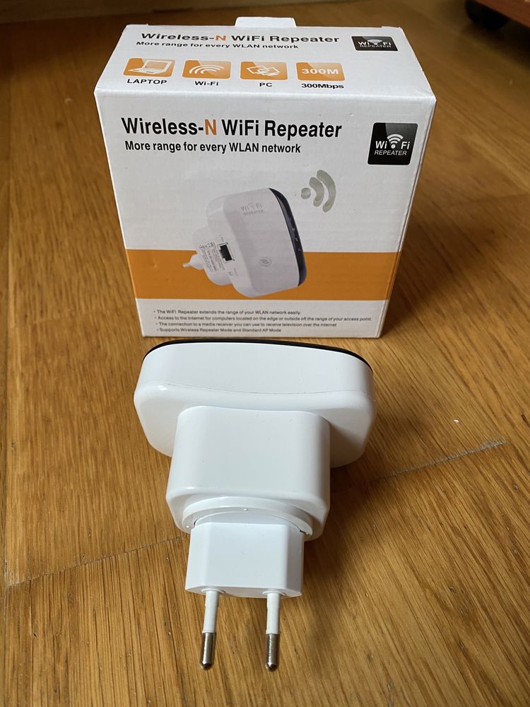 Бездротовий підсилювач wi-fi Wireless-N Wi-Fi Repeater