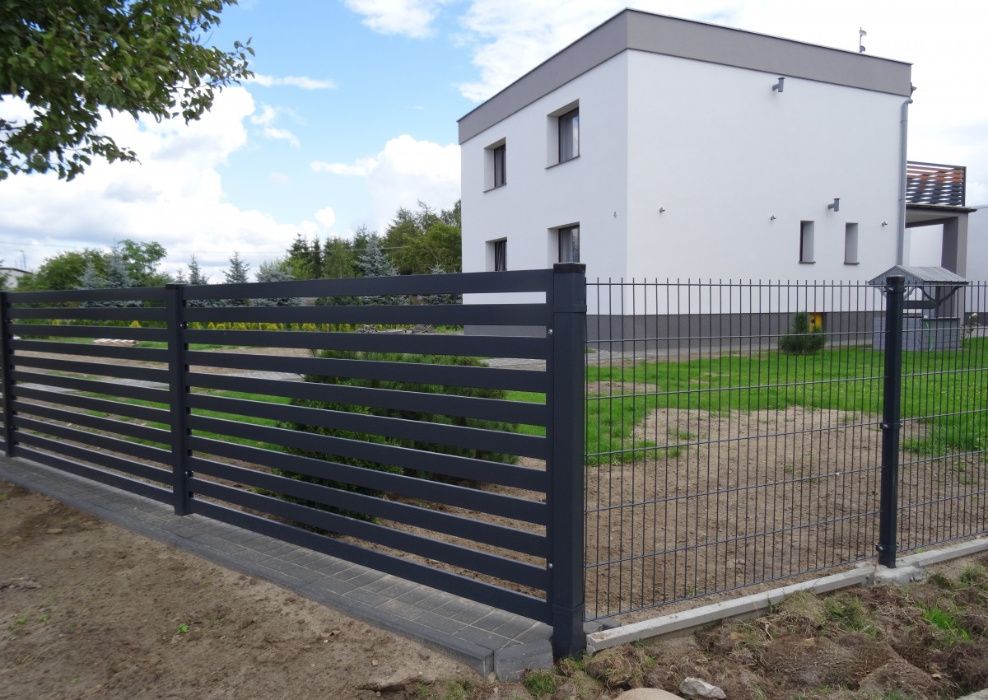 Ogrodzenia panelowe h=1530mm. Panel ogrodzeniowy 51 drutów pionowych