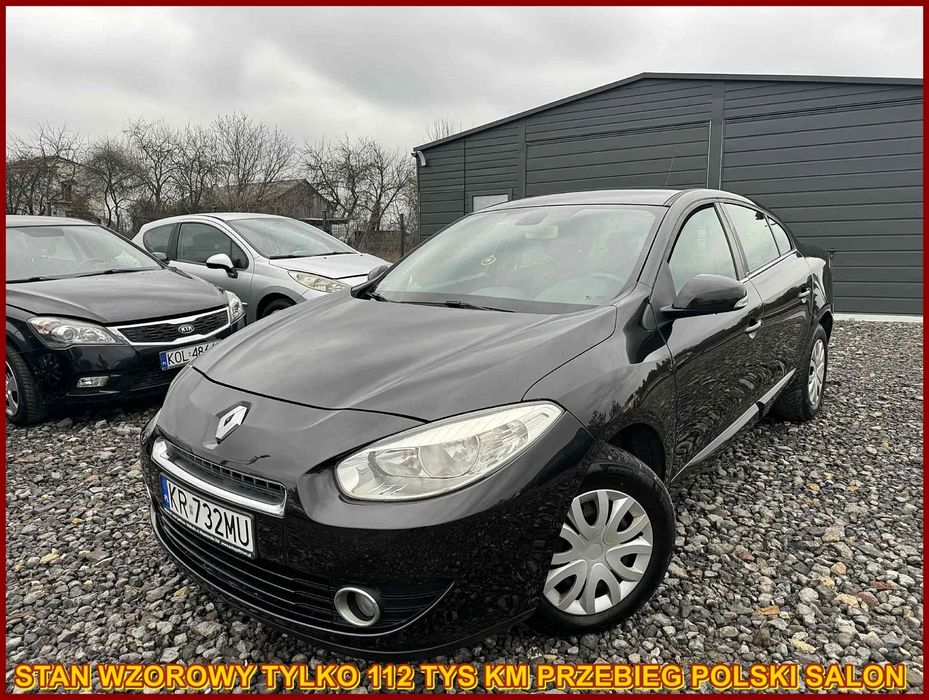 Renault Fluence 2010 r 1.6 TYLKO 112 TYŚ PRZEBIEG Stan Wzorowy Polski Salon Bez Wkładu