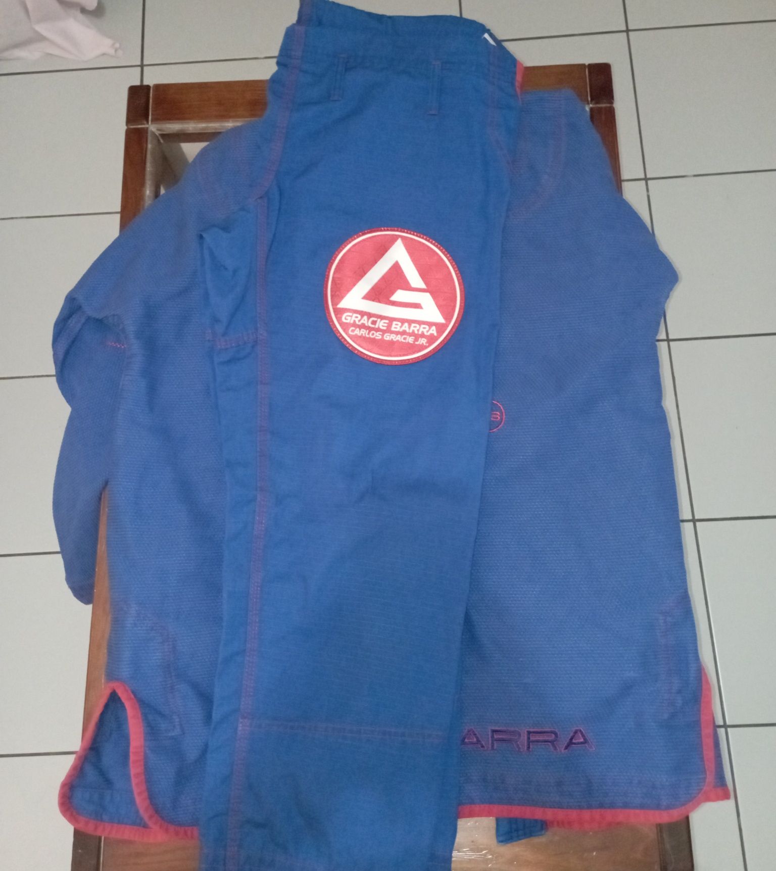 Kimono Gravie Barra Azul TAMANHO A2