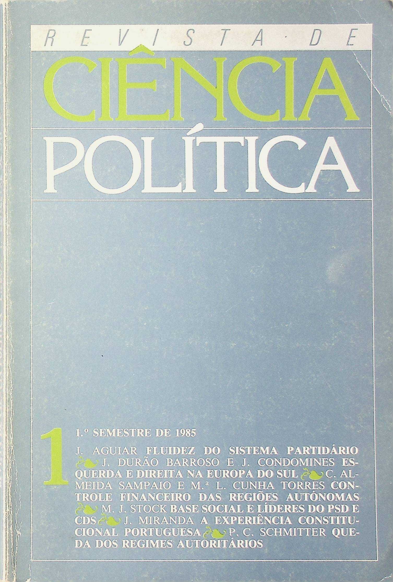 Revista de Ciência Política n.ºs 1 a 8