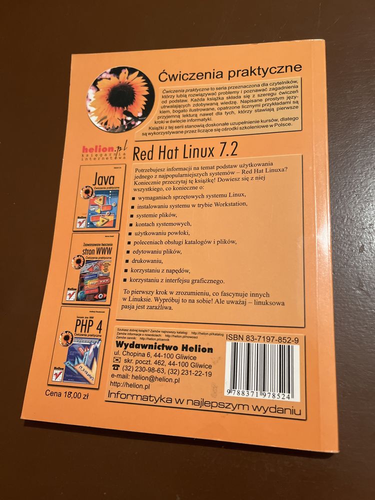 Red Hat Linux 7.2 ćwiczenia praktyczne, Jerzy Marczyński