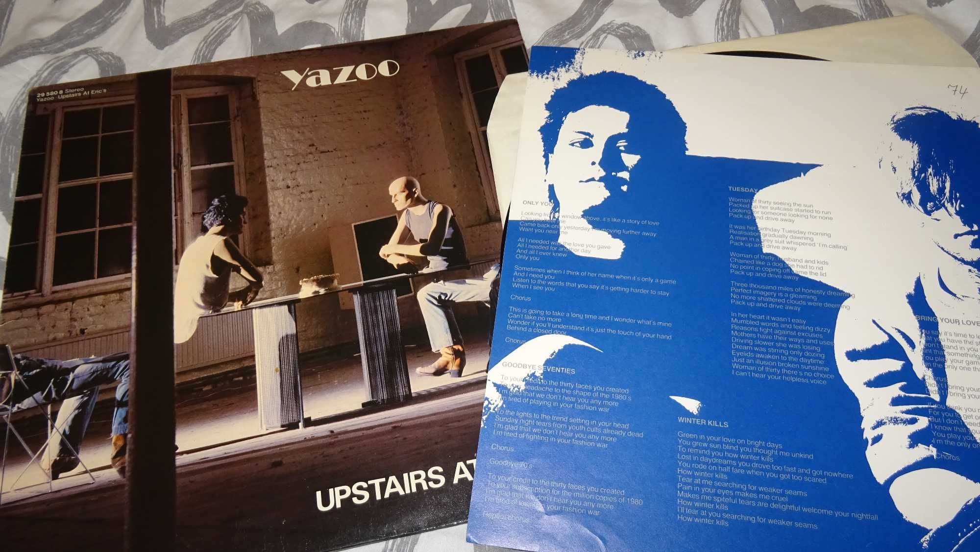 Winyl YAZOO - Upstairs At Eric's 1st UK Pr NM- 1982