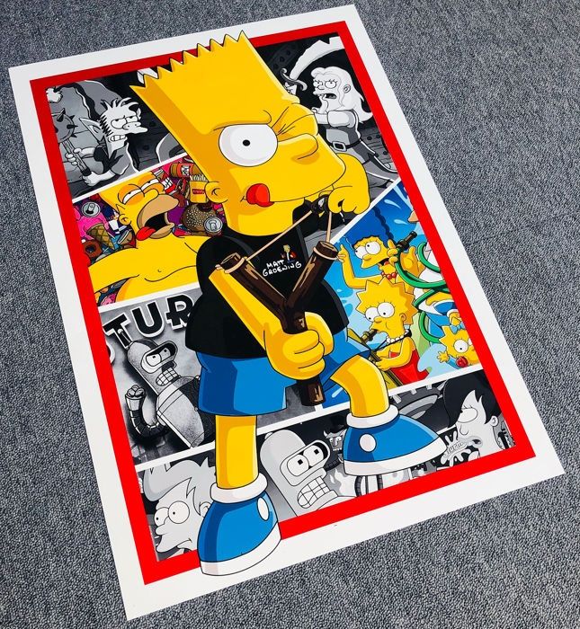 Serigrafia Wolf - Bart Simpson