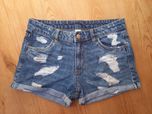H&m 36 S szorty jeansowe przecierane