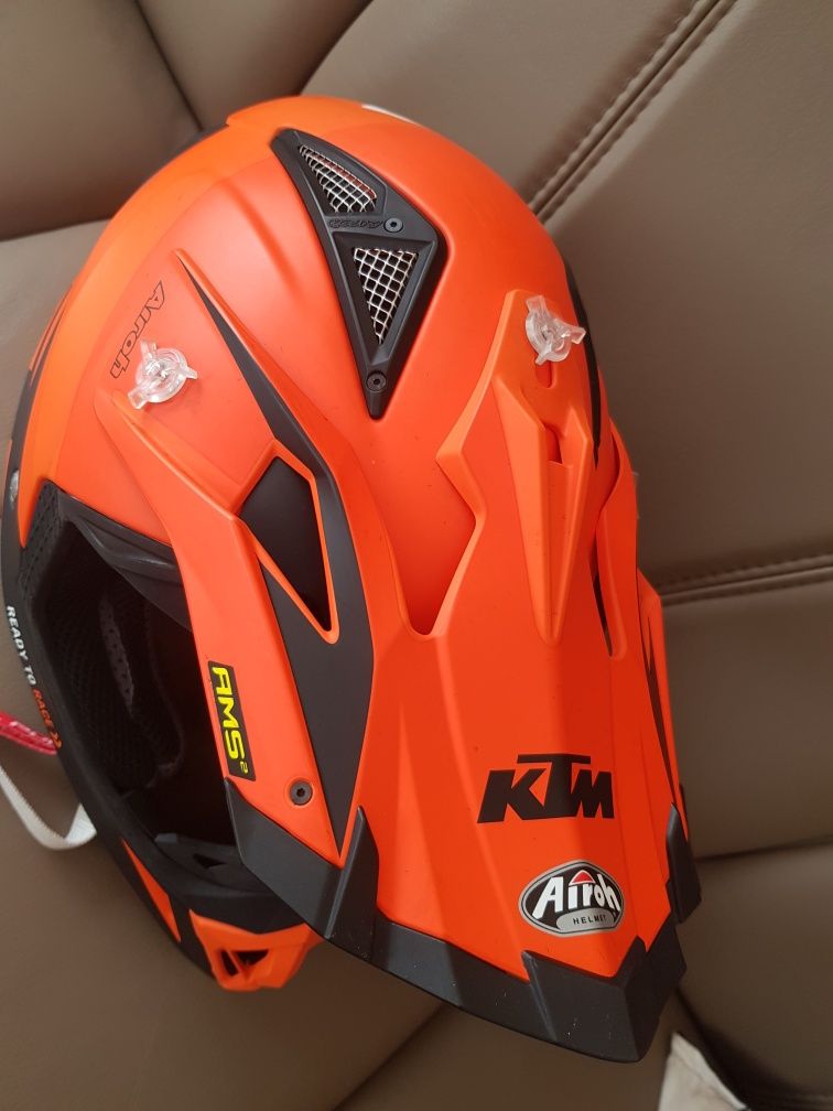 Kask Airoh Aviator XL Fluo KTM