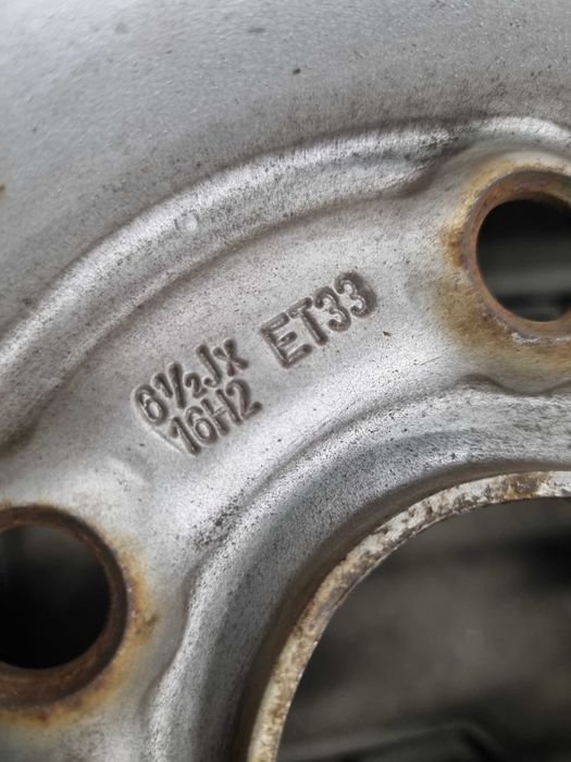 Felgi stalowe 16'' 5x112 6,5Jx16H2 ET 33 Vw Tiguan Sharan II