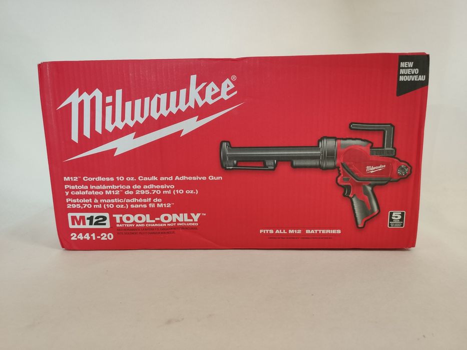 Оригінальний пістолет для герметика туба 310мл Milwaukee М12 2441-20