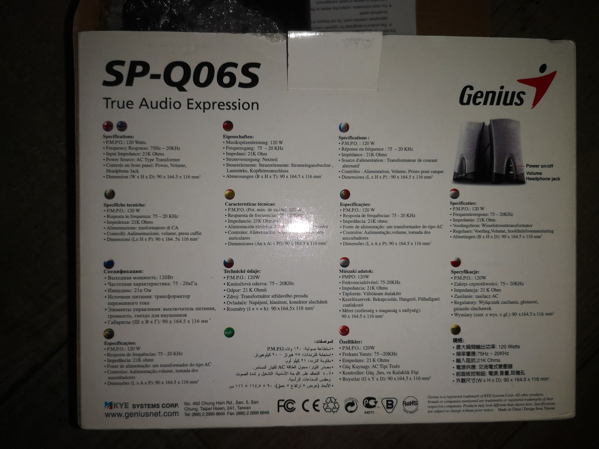 Colunas genius sp qo 65