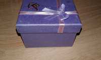 Подарочная коробка лилового цвета 8,5х5,5х6 см