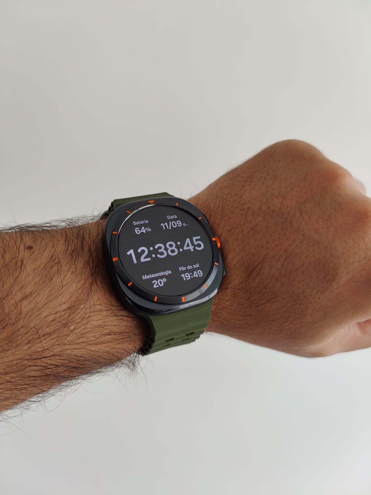 Bracelete desportiva verde Samsung Galaxy Watch Ultra - NOVA