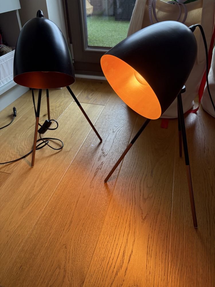 Lampka nocna stołowa reflektor 47 cm wysokość jak nowa