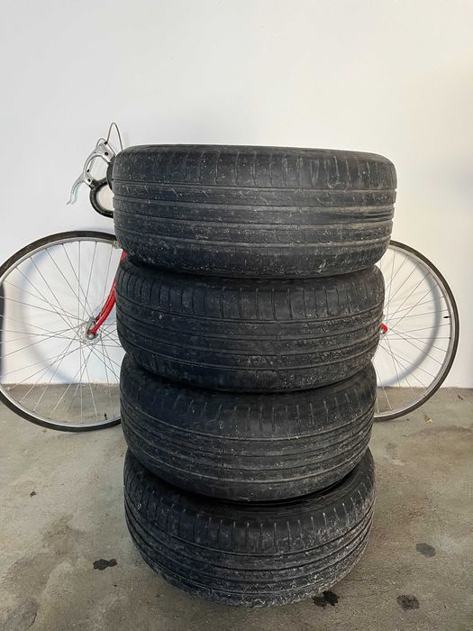 4 Jantes R16 5×112 7j et45 + Pneus Goodyear efficient 205/55/R16 91V