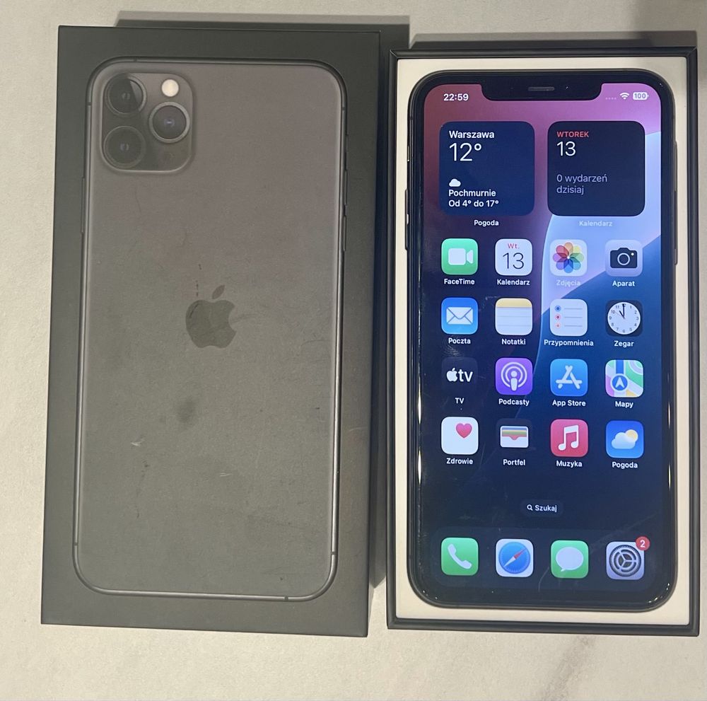 iPhone 11 Pro Max 64GB Space Gray – Stan bardzo dobry!