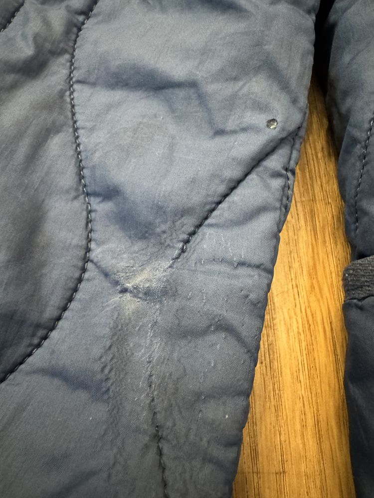 Barbour Liddesdale Track Quilt Jacket XL Light blue kurtka lekka