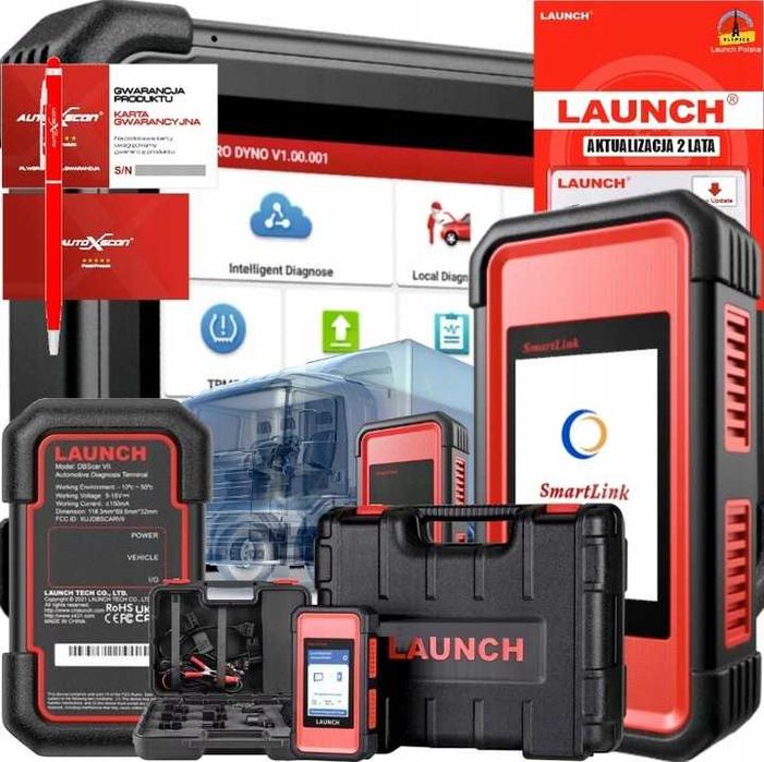 LAUNCH X431 PRO3 APEX+HD3 OSOBOWE+  truck cieżarowe maszyny rolnicze
