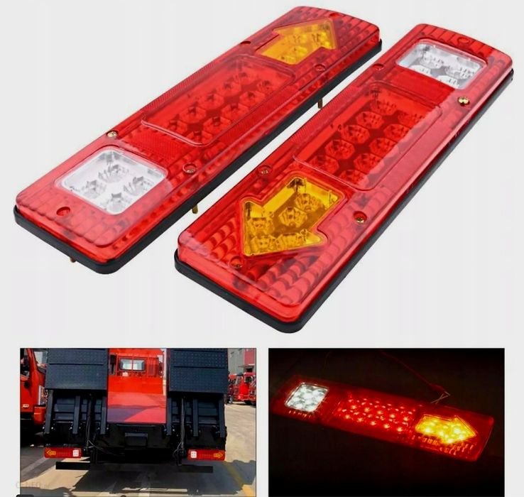 Lampy tylnie tył przyczepa laweta ciężarówka LED