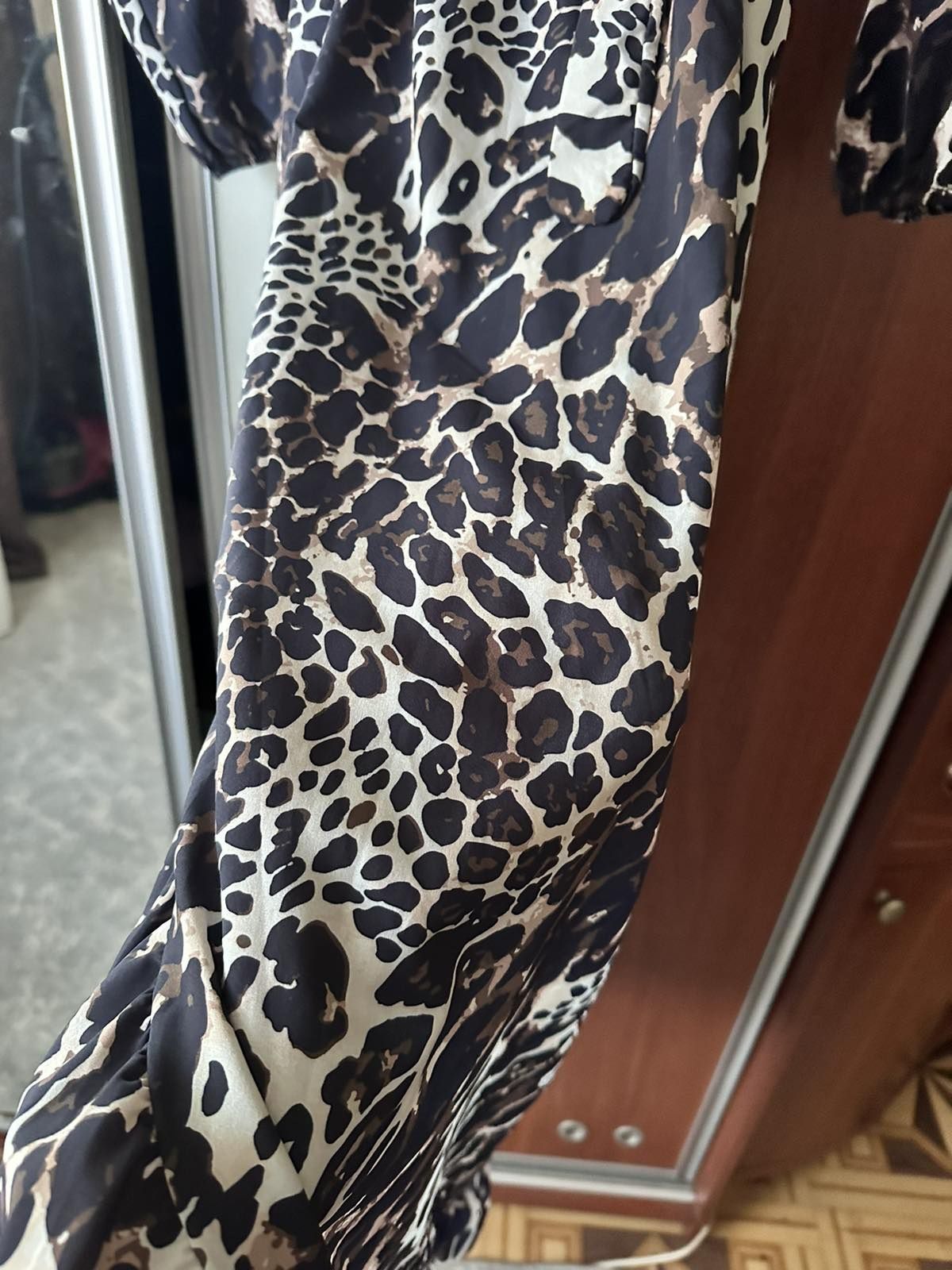 Леопардовое платье.