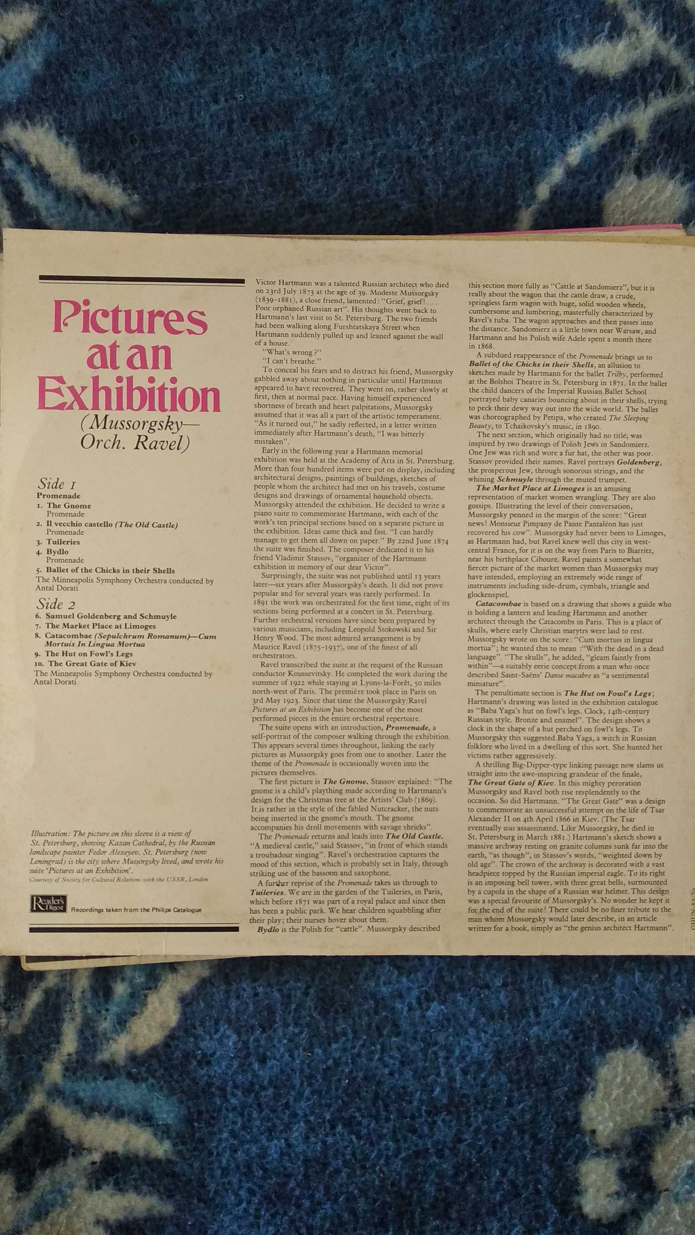 Vinil. Pictures at an Exhibition