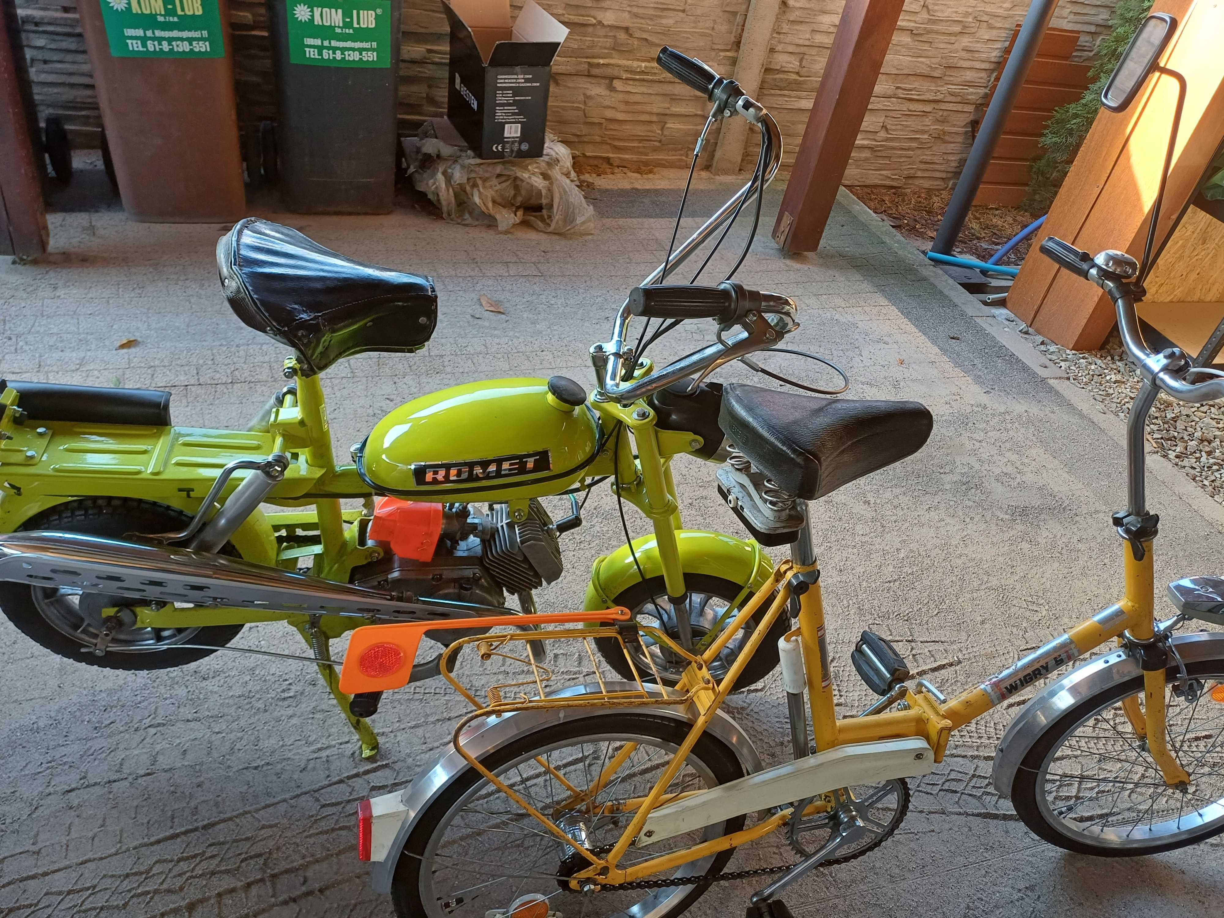 Motorynka m1 zarejestrowana białe tablice orginal