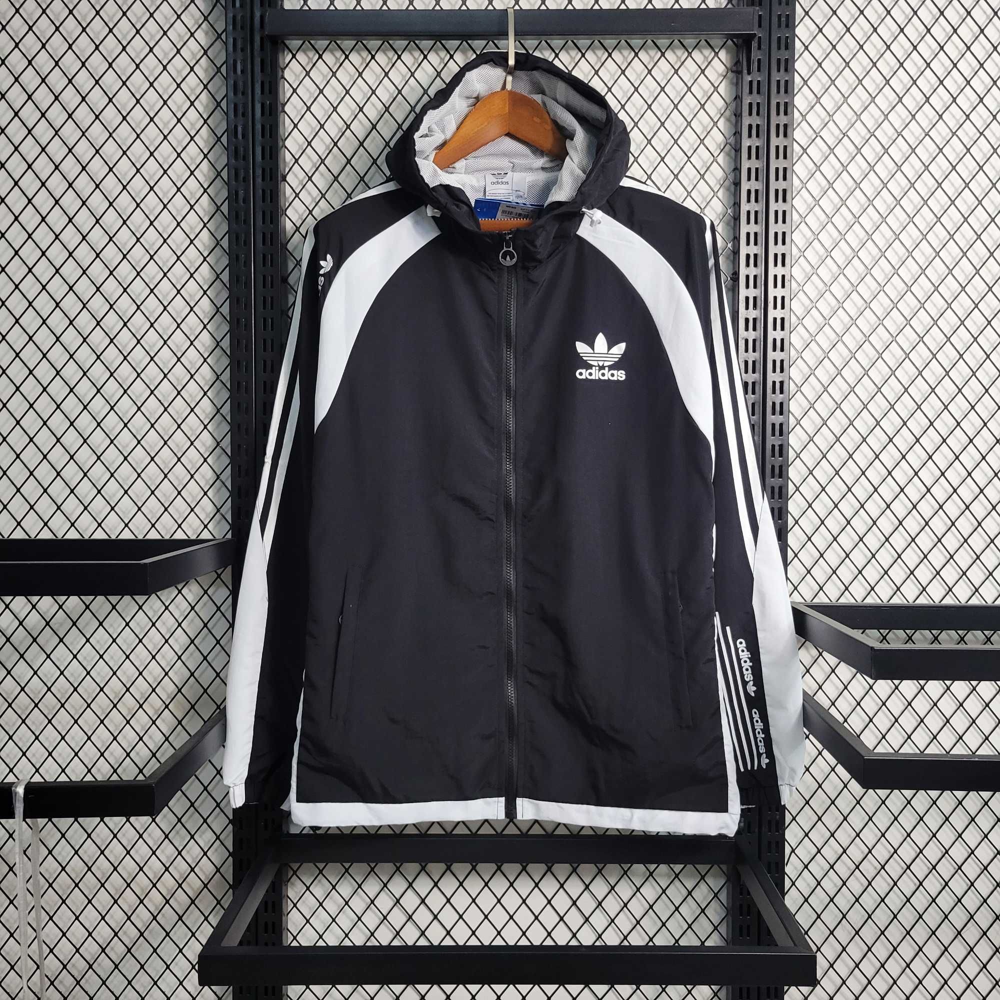 Вітровка Adidas спортивна чорна куртка адідас ветровка унісекс