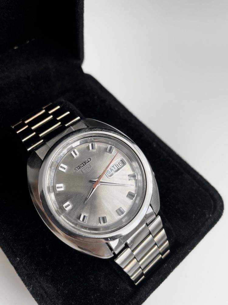 Seiko 5 Automatic Automat 23 Jewels ref. srebrny