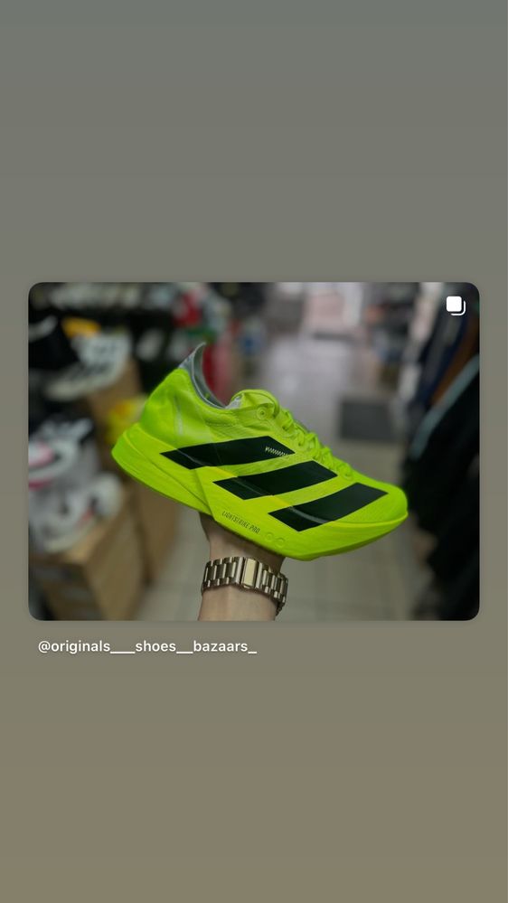Бігові кросівки Adidas Adizero Adios PRO 4 ( РОЗМІР 38 )