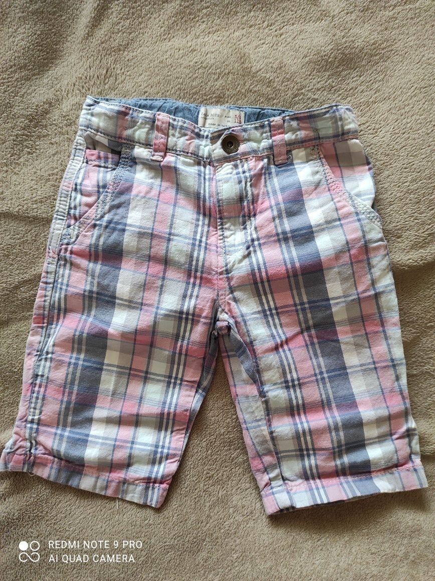 Zara boys шорты на мальчика 5-6лет (116см) 100% коттон в идеале