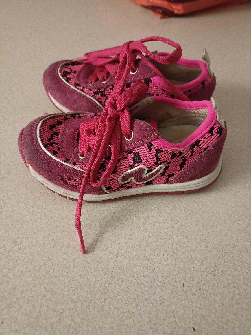 Różowe buty buciki dla dziewczynki 21