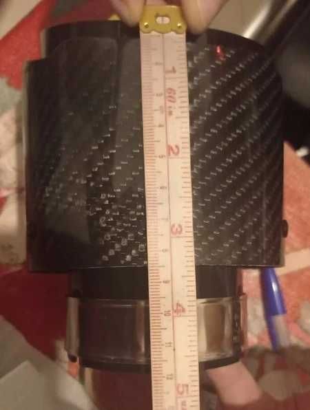 Ponteira de Escape de Carro - Preto - Novo!!