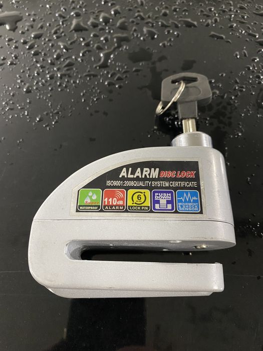 Замок диска сигнализация мотоцикл/скутер