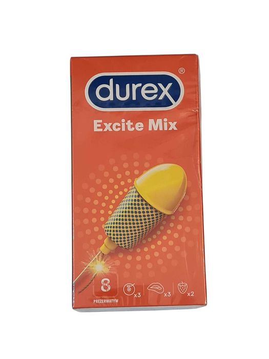 Prezerwatywy Durex excite mix  8szt