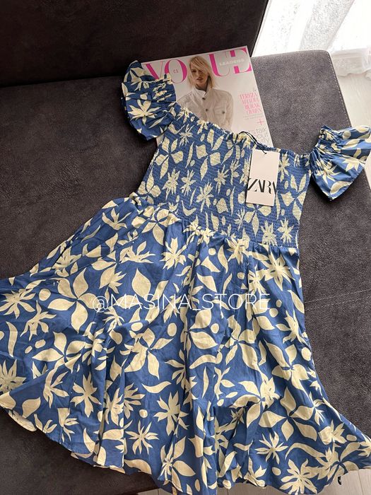 Сукня Zara блакитна синя M